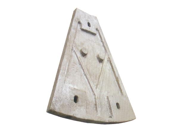 Coking hopper lining plate